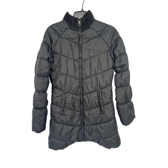 Lucky Brand Other - Lucky Brand Black Puffer Jacket girls size large Full Zip  Winter Coat